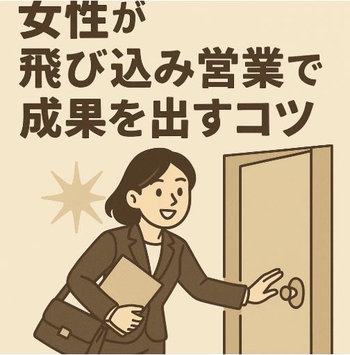 女性が飛び込み営業で成果を出すコツ｜信頼される第一印象と実践テクニック