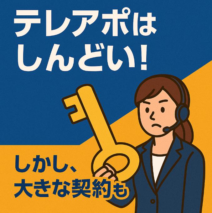 テレアポはしんどい。でもその先に、大きな契約のチャンスがある理由