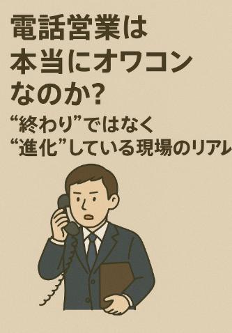 電話営業は本当にオワコンなのか？“終わり”ではなく“進化”している現場のリアル