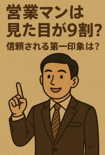 営業マンは見た目が9割？信頼される第一印象の作り方と身だしなみの鉄則