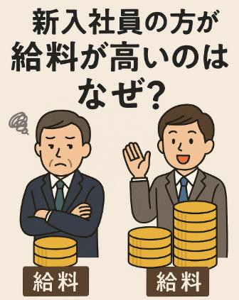 新入社員の方が給料が高いのはなぜ？不公平に感じたときの考え方と対処法