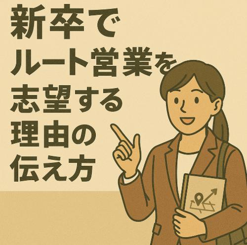 新卒でルート営業を志望する理由の伝え方｜企業に響く志望動機の書き方と例文