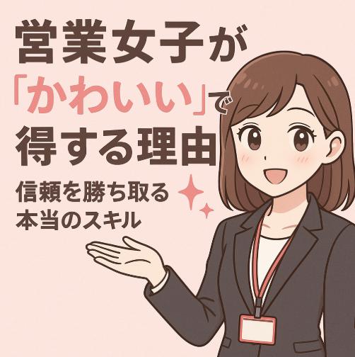 営業女子が“かわいい”で得する理由と、信頼を勝ち取る本当のスキル