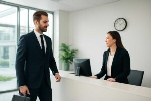 法人への飛び込み営業で狙うべき時間帯は？受付突破率と成約率を高める訪問のコツ