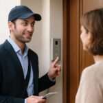 飛び込み営業で個人宅を訪問する際、インターホン越しに断られないコツと成功率を高める話し方