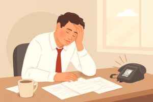 営業のストレスが限界に達したら？心と体を守るために見直したい原因と具体的な対処法