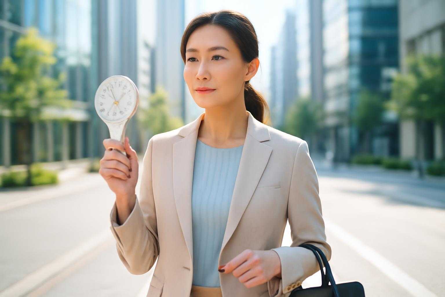 営業の女性向け、夏のスーツ選びで失敗しない好印象を与える着こなしと暑さ対策完全ガイド